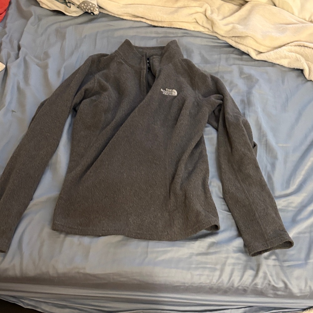 The North Face Charcoal Gray Quarter-Zip Pullover